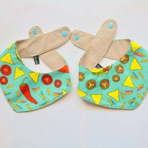 Bandana ‘Tacos’ for medium to large dogs /  dog bandana, cute dog bandana, pepers, tacos, fast food bandana