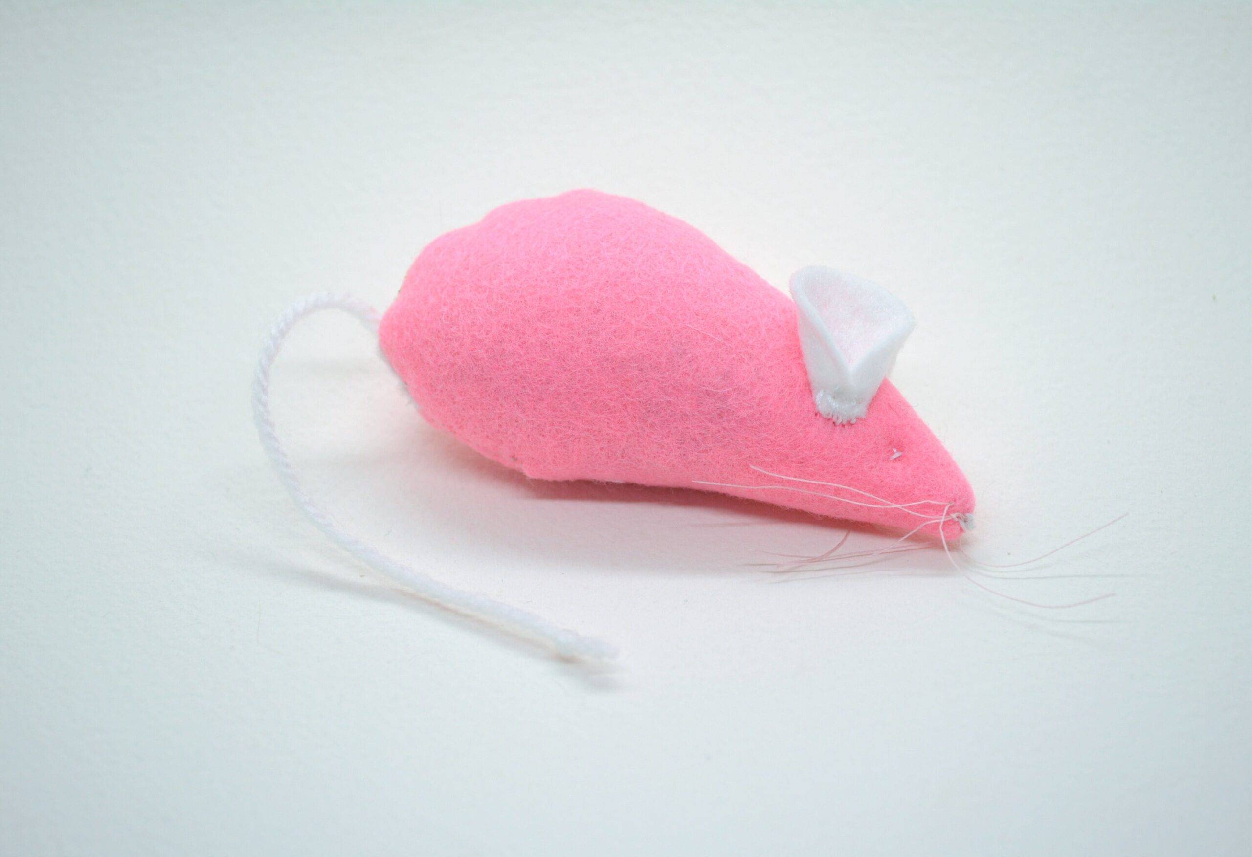 Christmas toys for cats – Catnip Toy Mini Mouse, kitten toy, pink, cute unique catnip toys, Valentine’s day cat toy, gift for cat