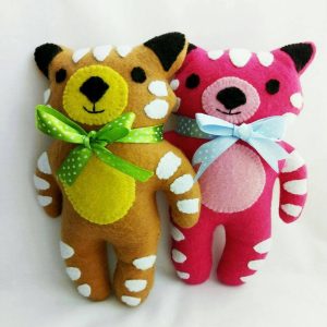 Christmas toys for cats – Teddy bear toys / cute cat toys / catnip toys / luxuty unique gift / Crafts4Cats