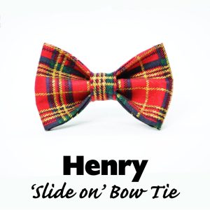 Cat bow tie ‘Henry’ tartan cat bow tie// cat collar bow tie,cat collar with bow,christmas bow tie,plaid bow tie,pet bow tie,bow tie for cats