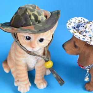 Mini hats for cats and small dogs – made to order